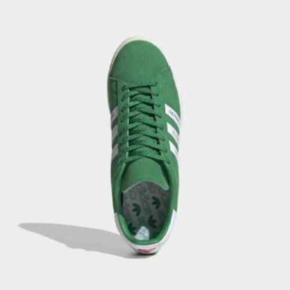 Adidas Original's Men's Campus Human Made Sneaker Green Suede White Stripes 12 - Picture 2 of 11